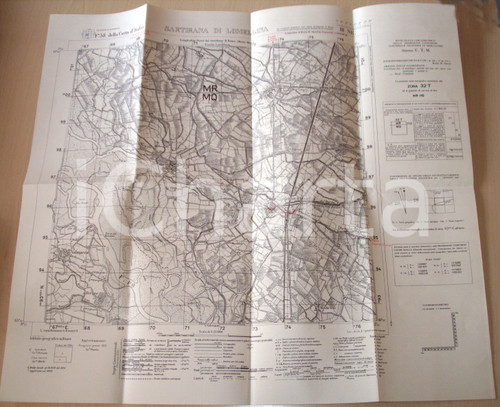 1950 ca SARTIRANA LOMELLINA (PV) Mappa 1922 territorio 1950 ca SARTIRANA LOMELLINA (PV) Mappa 1922 territorio